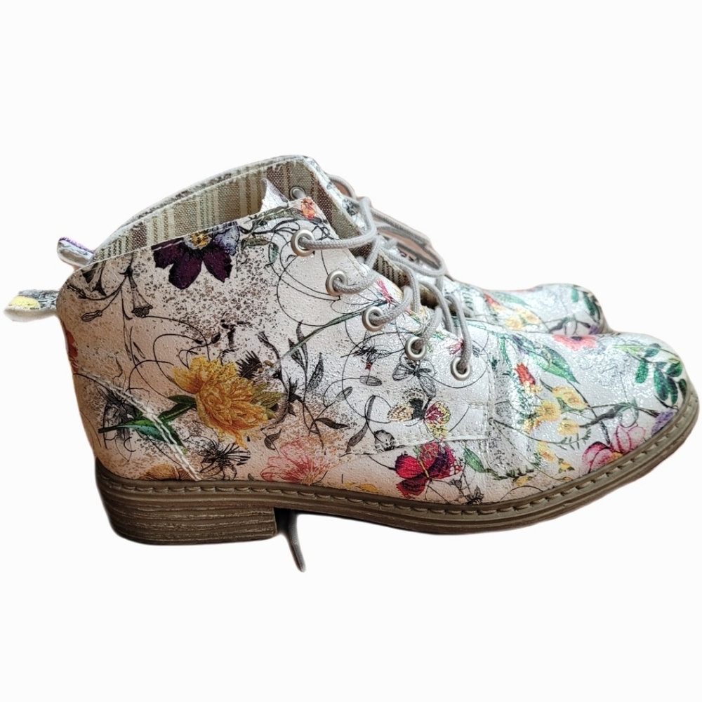 Floral Women's Ankle Boots